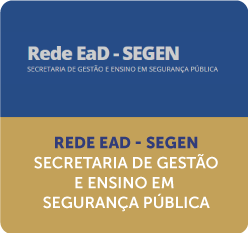 Rede Ead - Segen, secretaria de gestão e ensino em segurança pública.